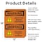 Signmission Safety Culture Sign, 12 in Width, Aluminum, Rectangle, Bilingual OS-2PACK-WS-A-1218-L-12888 - alternate 2